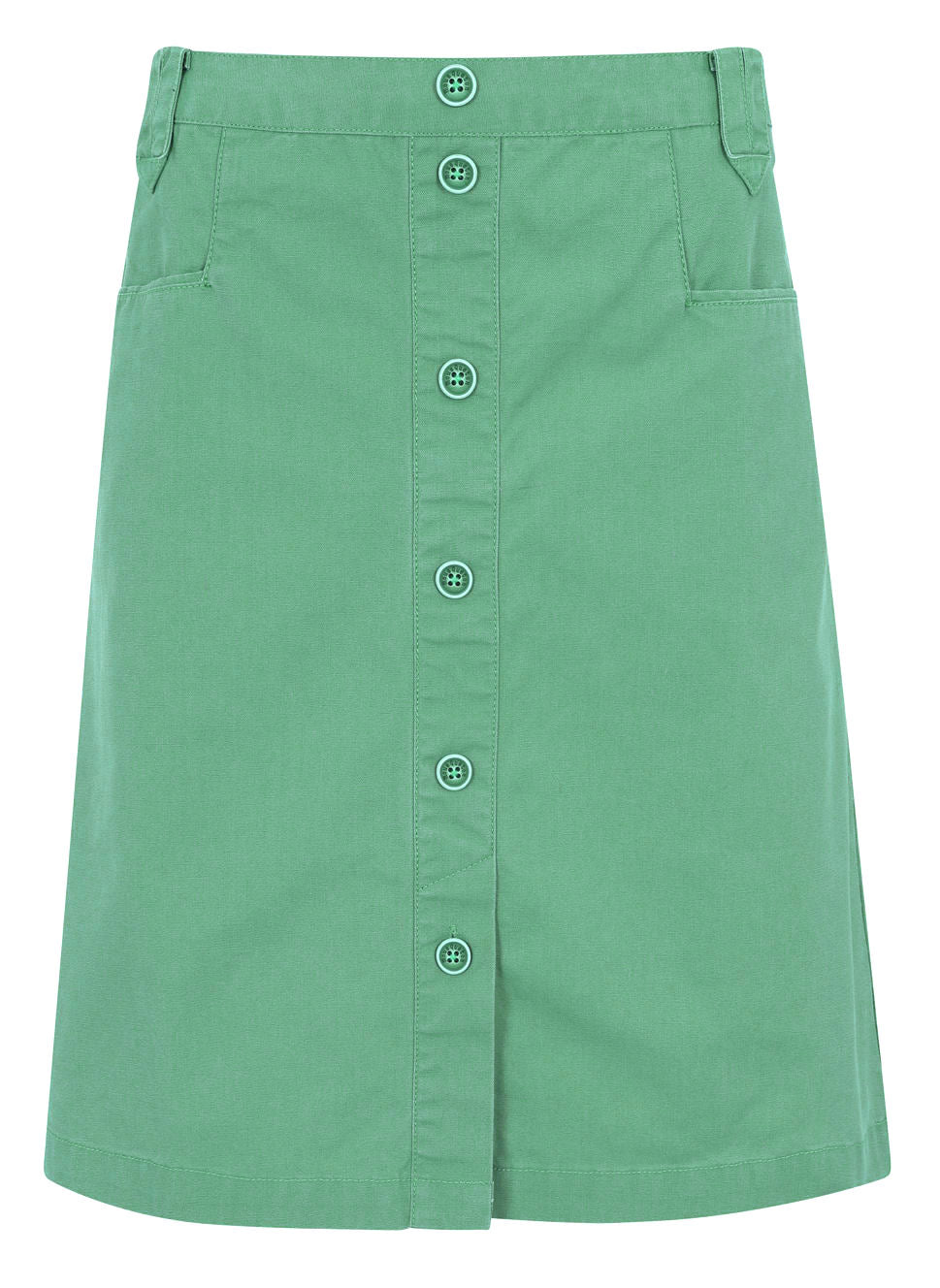 Mousqueton Womens 'Klarinette' Button Skirt - Opal