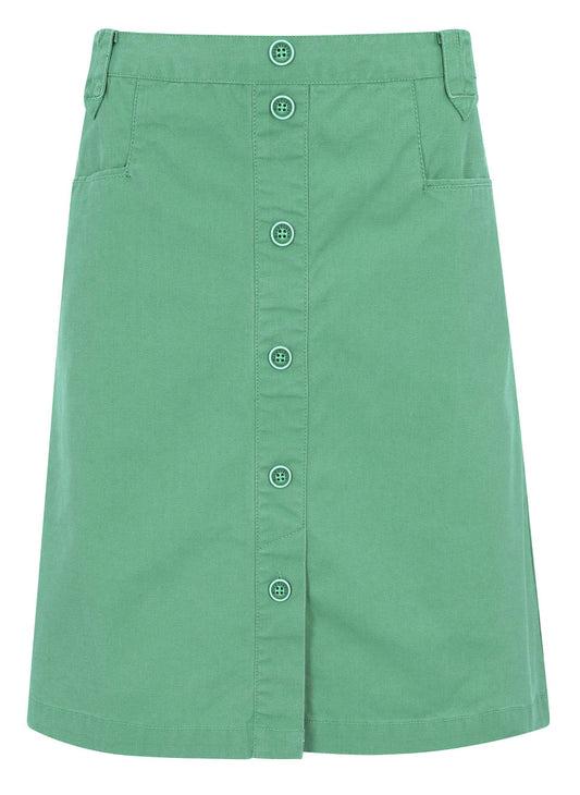 Mousqueton Womens 'Klarinette' Button Skirt - Opal