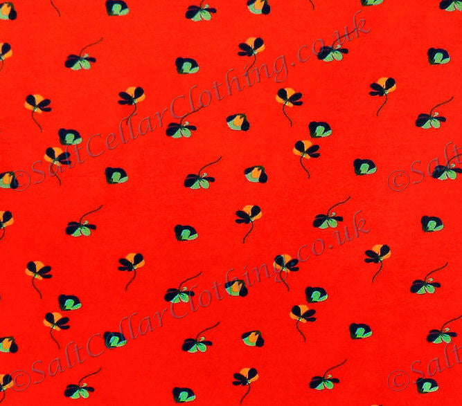 Mudd & Water Womens 'Cara' Reversible Skirt - Red / Orange Floral