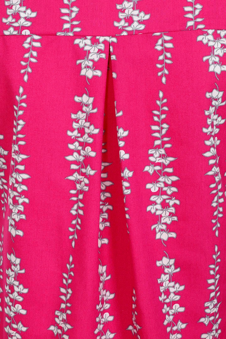 Mudd & Water Womens 'Fuji Blouse' - Fuchsia Blossom Print