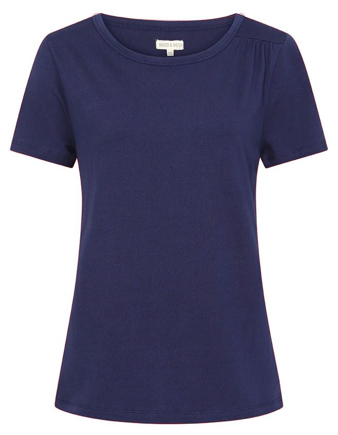 Mudd & Water Womens Aqua Tee - Navy