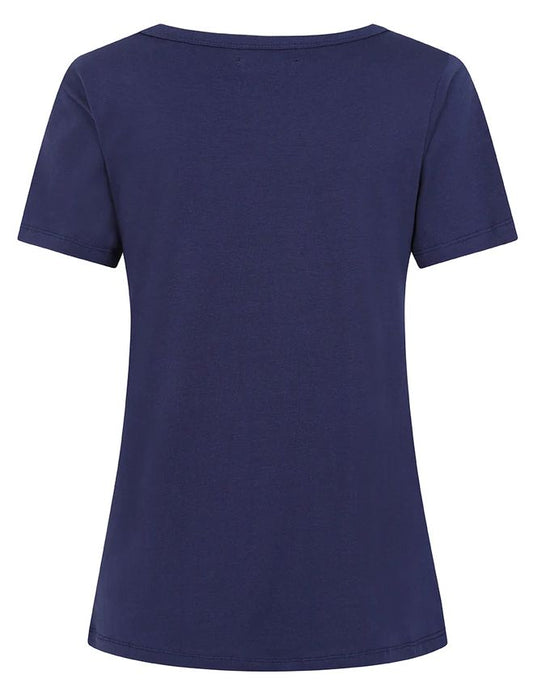 Mudd & Water Womens Aqua Tee - Navy