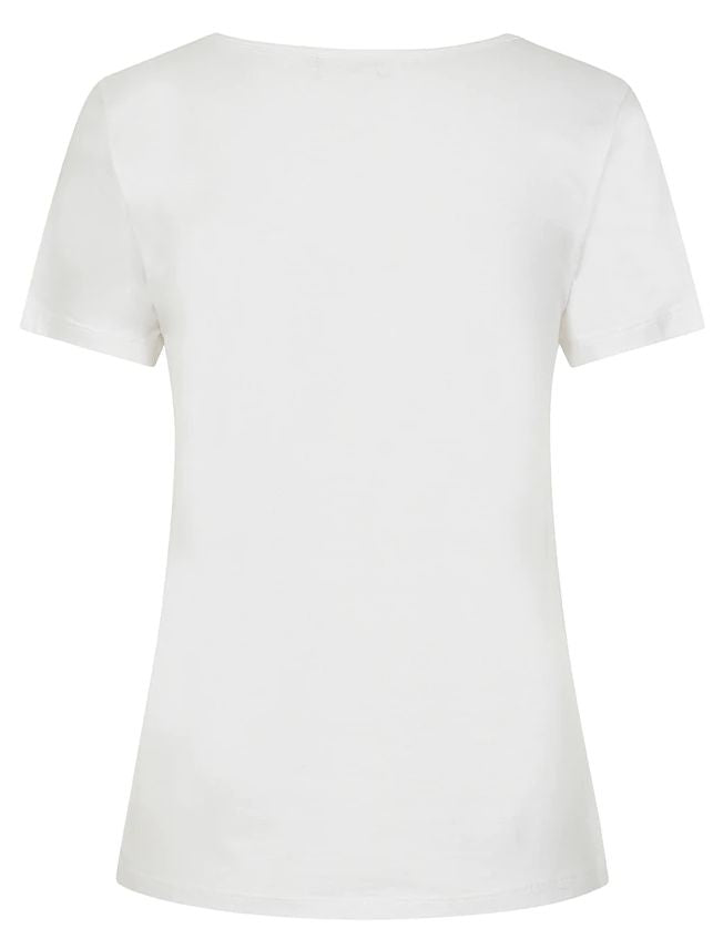 Mudd & Water Womens 'Aqua' Tee - White
