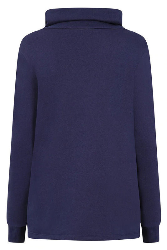 Mudd & Water Womens 'Breeze Sweatshirt' - Navy