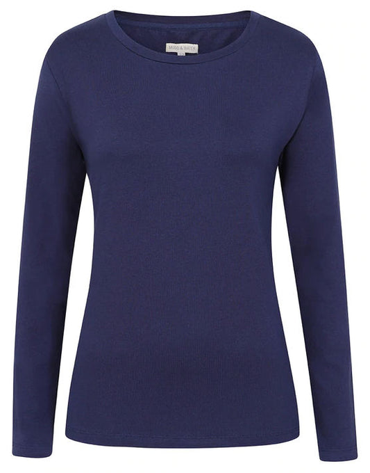 Mudd & Water Womens 'Essential Top' - Navy