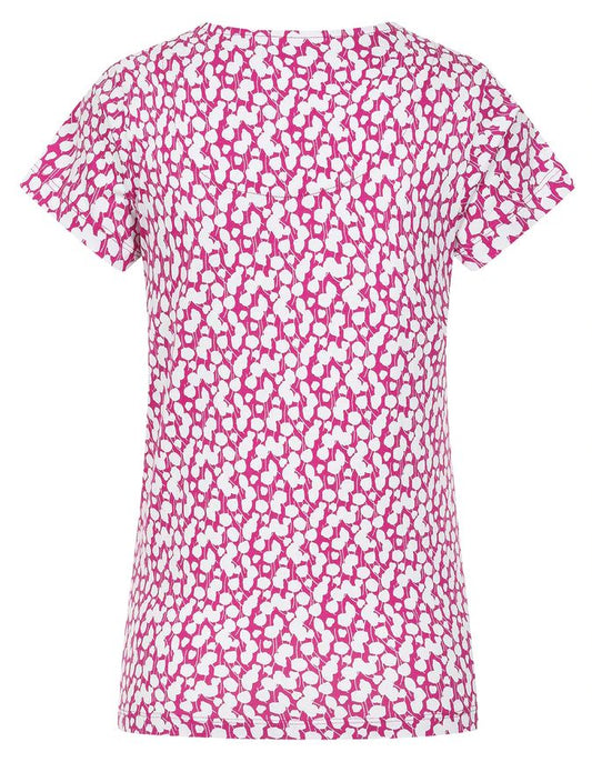 Mudd & Water Womens 'Fauna Top' - Leaf Print Aster