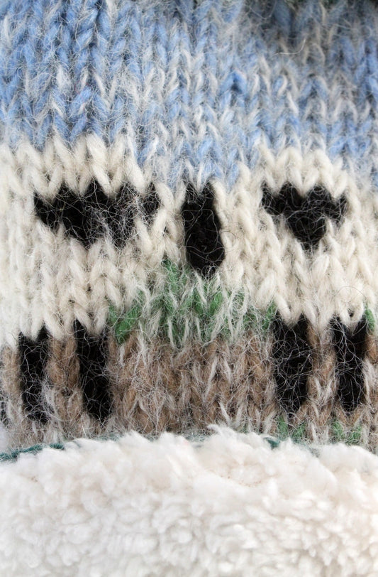 Pachamama Adults 'Hazy Sheep' Knitted Bobble Beanie