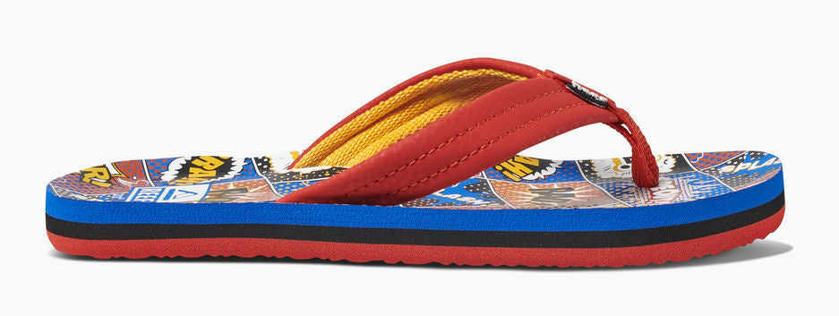 Reef Kids 'Ahi' Flip Flops - Comic Book