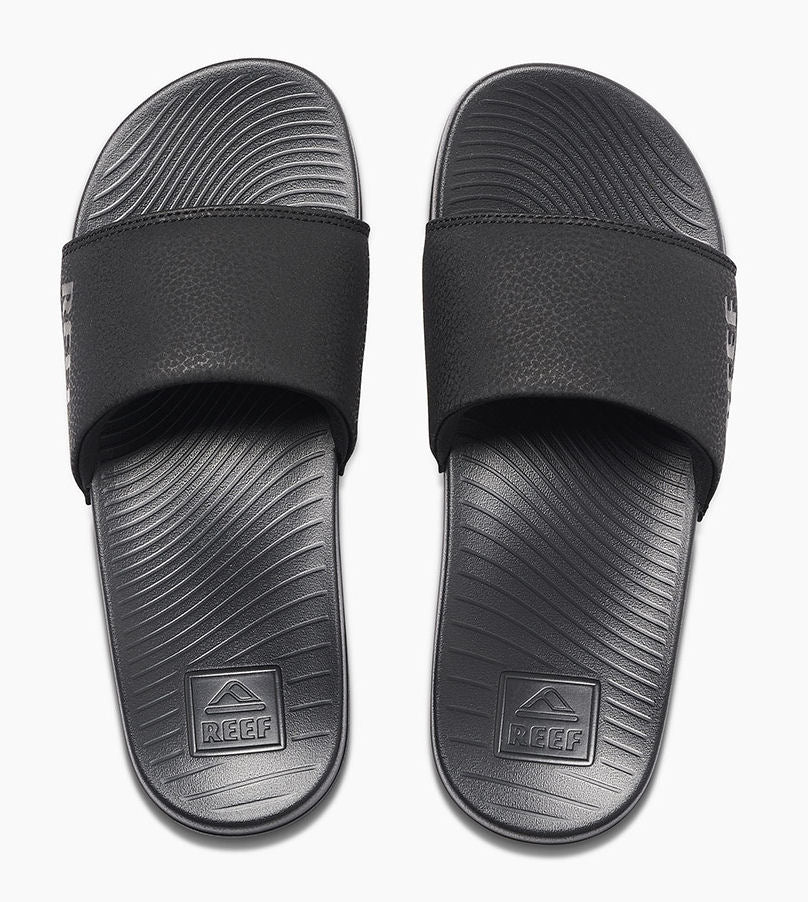 Reef Womens 'One Slide' Padded Strap Slider - Black