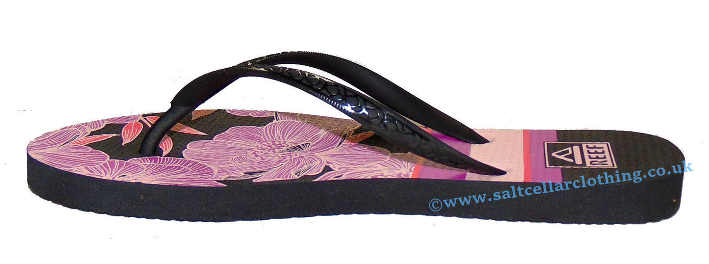 Reef Womens 'Seaside Prints' Flip Flops - Orchid Blossom