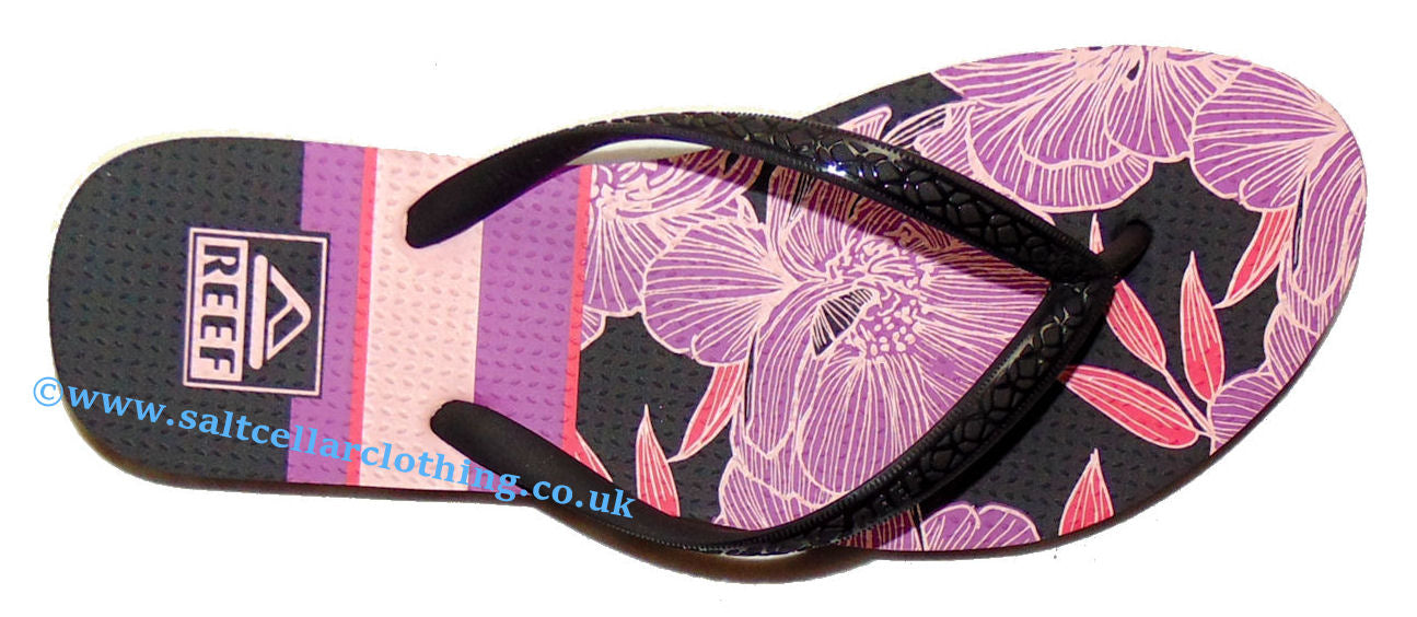 Reef Womens 'Seaside Prints' Flip Flops - Orchid Blossom