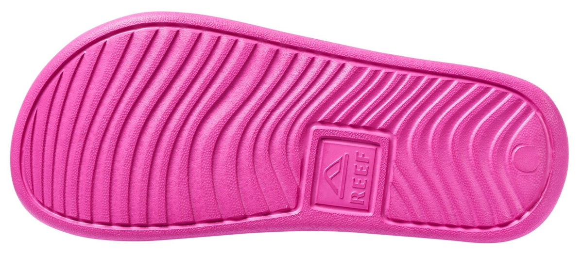 Reef Kids 'One Slide' Slider Sandals - Orchid Butterfly
