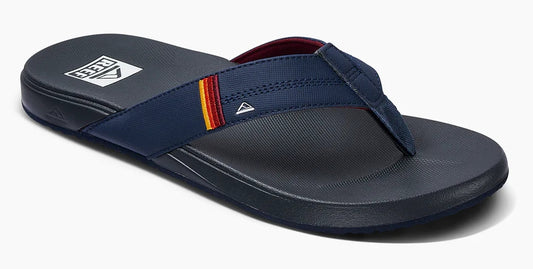 Reef Mens 'Cushion Phantom' Flip Flops - Grey / Ocean Sunset