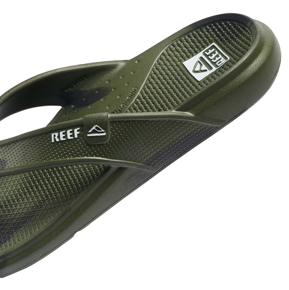 Reef Mens 'Oasis' Flip Flops - Olive Marble