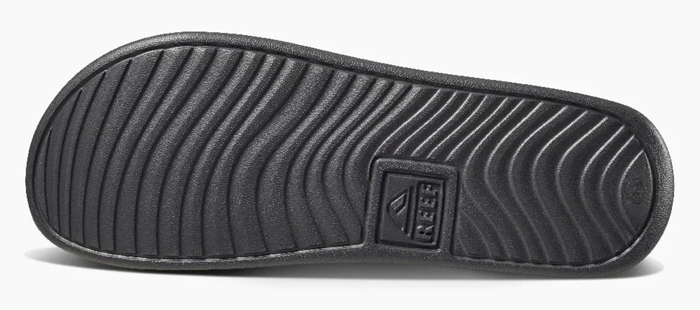 Reef Mens 'One Slide' Padded Strap Slider - Navy / White