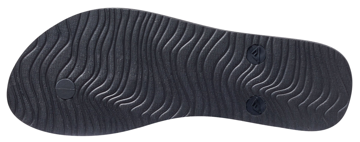 Reef Womens 'Seaside' Flip Flops - Black Glitter