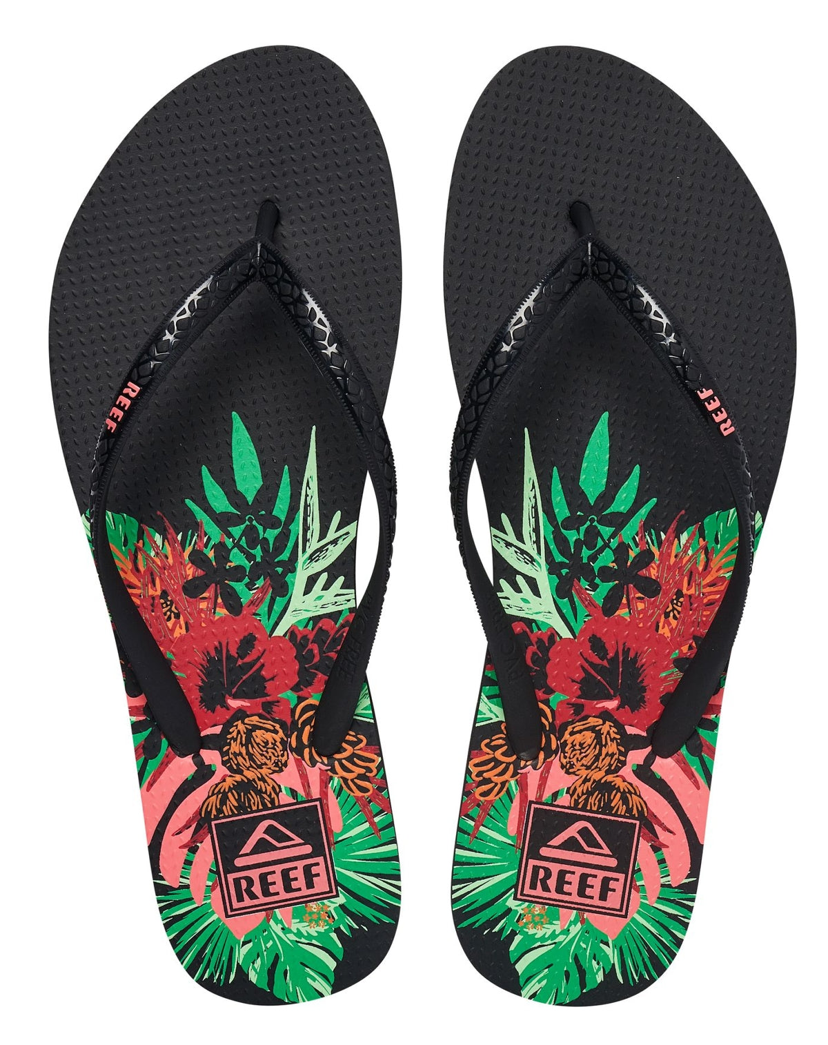 Reef Womens 'Seaside Prints' Flip Flops - Layered Flowers