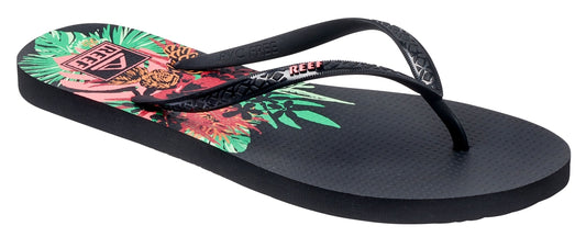Reef Womens 'Seaside Prints' Flip Flops - Layered Flowers