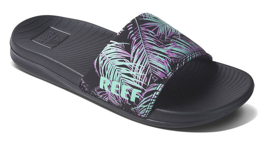 Reef Womens 'One Slide' Padded Strap Slider - Palmia