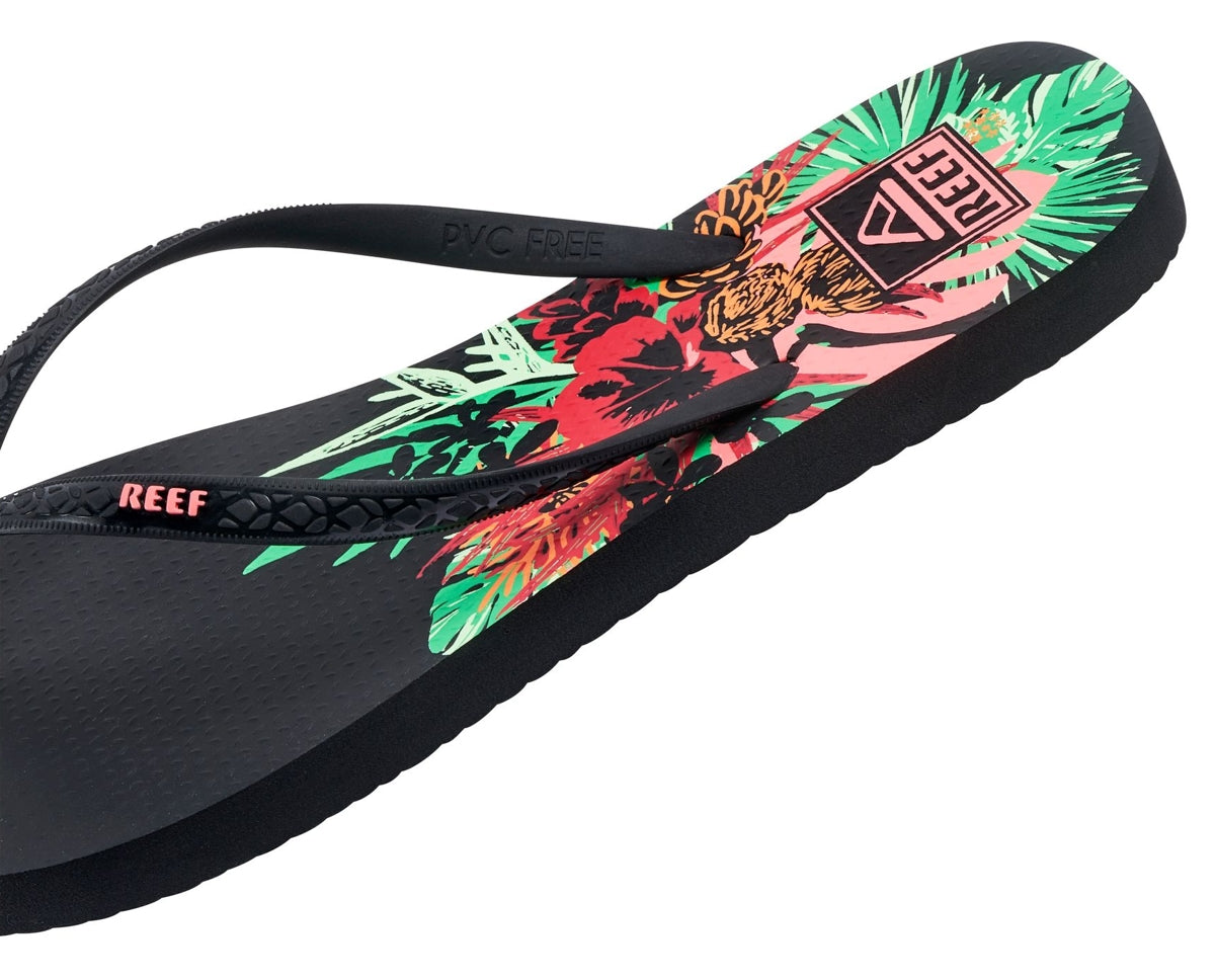 Reef Womens 'Seaside Prints' Flip Flops - Layered Flowers