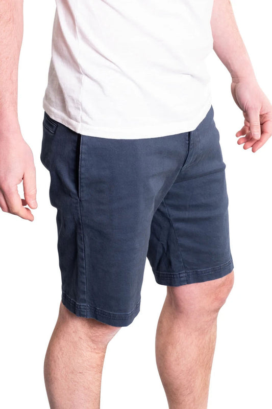 Rupert & Buckley Mens 'Braunton' Chino Shorts - Deep Blue / Navy