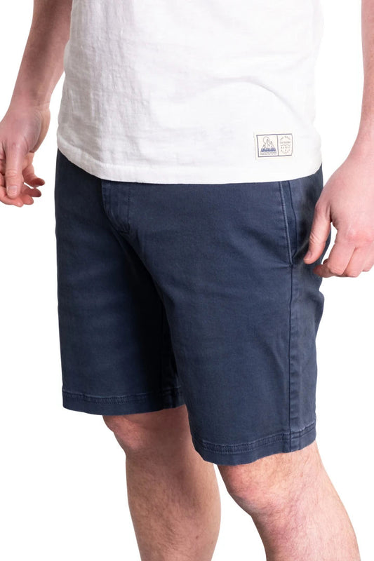 Rupert & Buckley Mens 'Braunton' Chino Shorts - Deep Blue / Navy