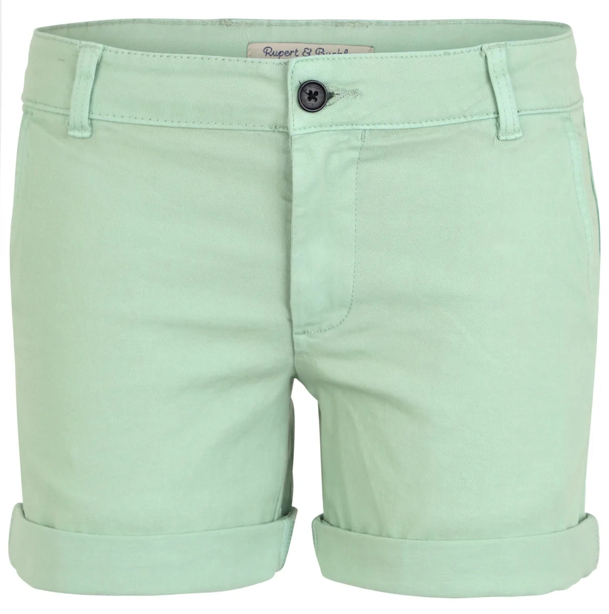 Rupert & Buckley Womens Instow Chino Shorts in Sage Green