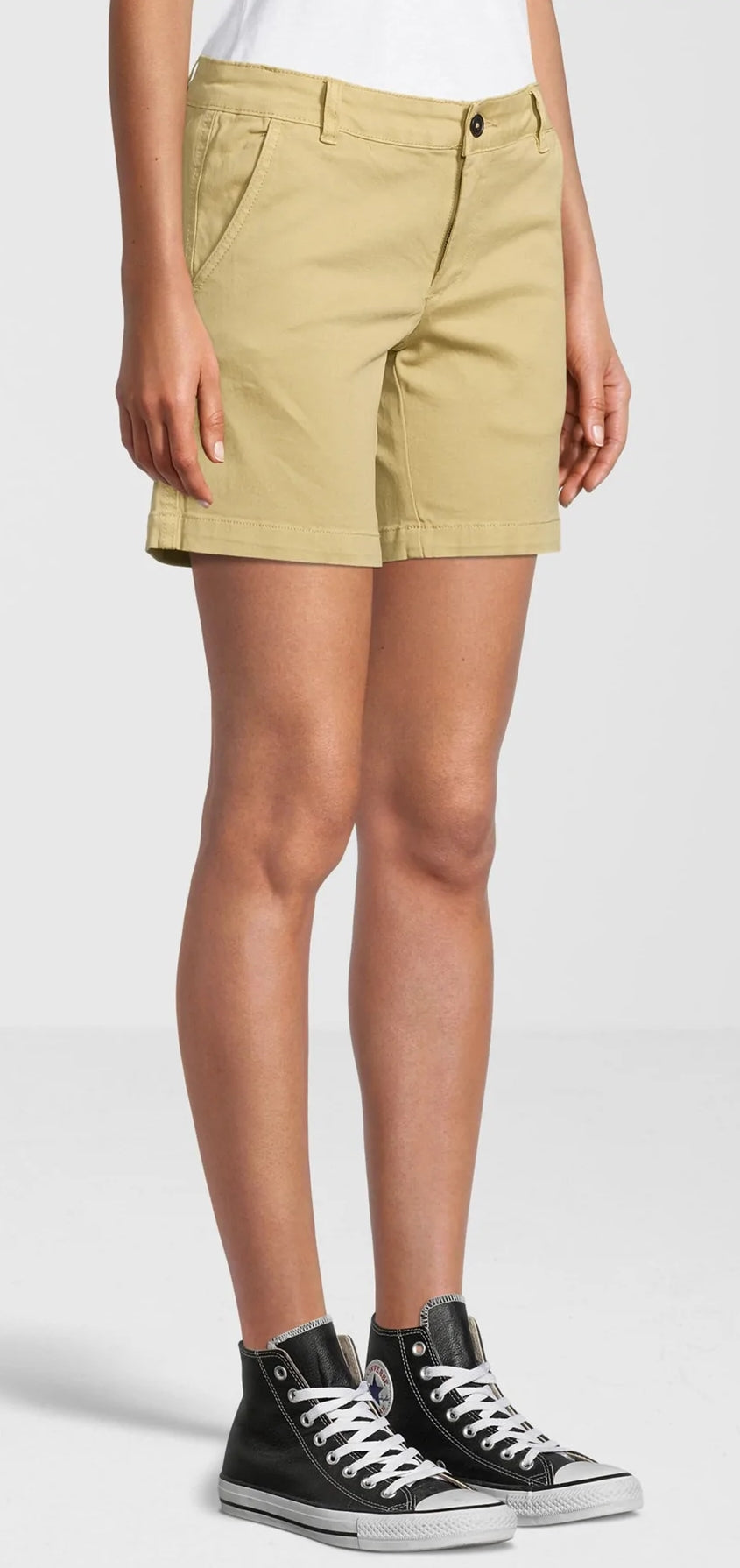 Rupert & Buckley Womens 'Instow' Chino Shorts - Toffee