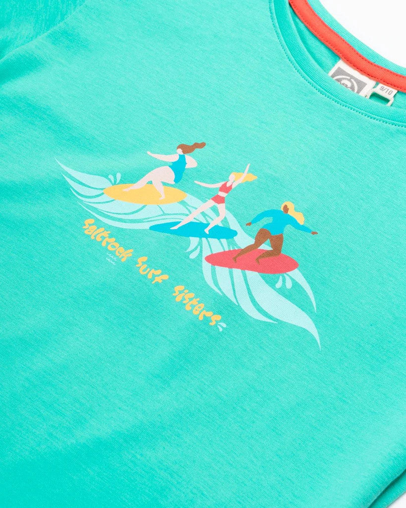 Saltrock Kids 'Party Wave' Printed Tee - Turquoise