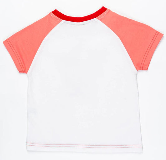 Saltrock Kids 'Tik Time' Raglan Tee - Pink