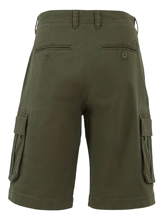 Weird Fish Mens 'Rigney' Cargo Shorts - Dark Olive