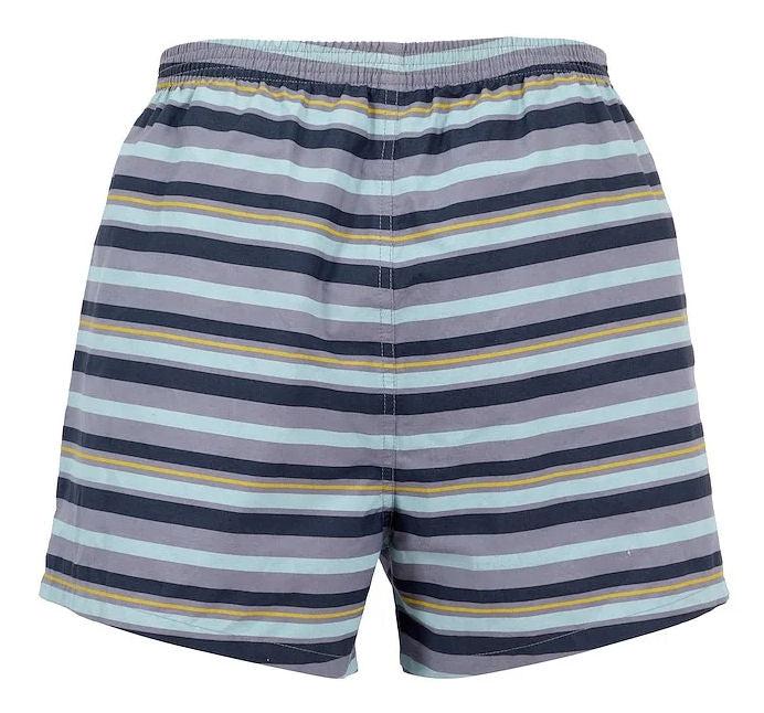 Weird Fish Mens 'Harley' 2 Pack Boxer Shorts - Frost Grey