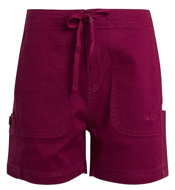 Weird Fish Womens 'Willoughby' Cotton Shorts - Boysenberry