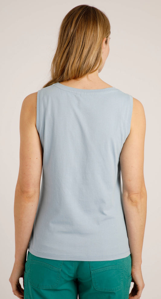Weird Fish Womens 'Calle' Outfitter Vest - Powder Blue