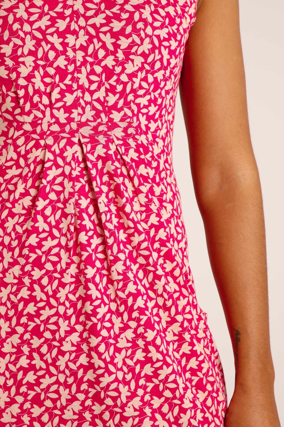 Weird Fish Womens 'Indus' Printed Jersey Tunic - Berry