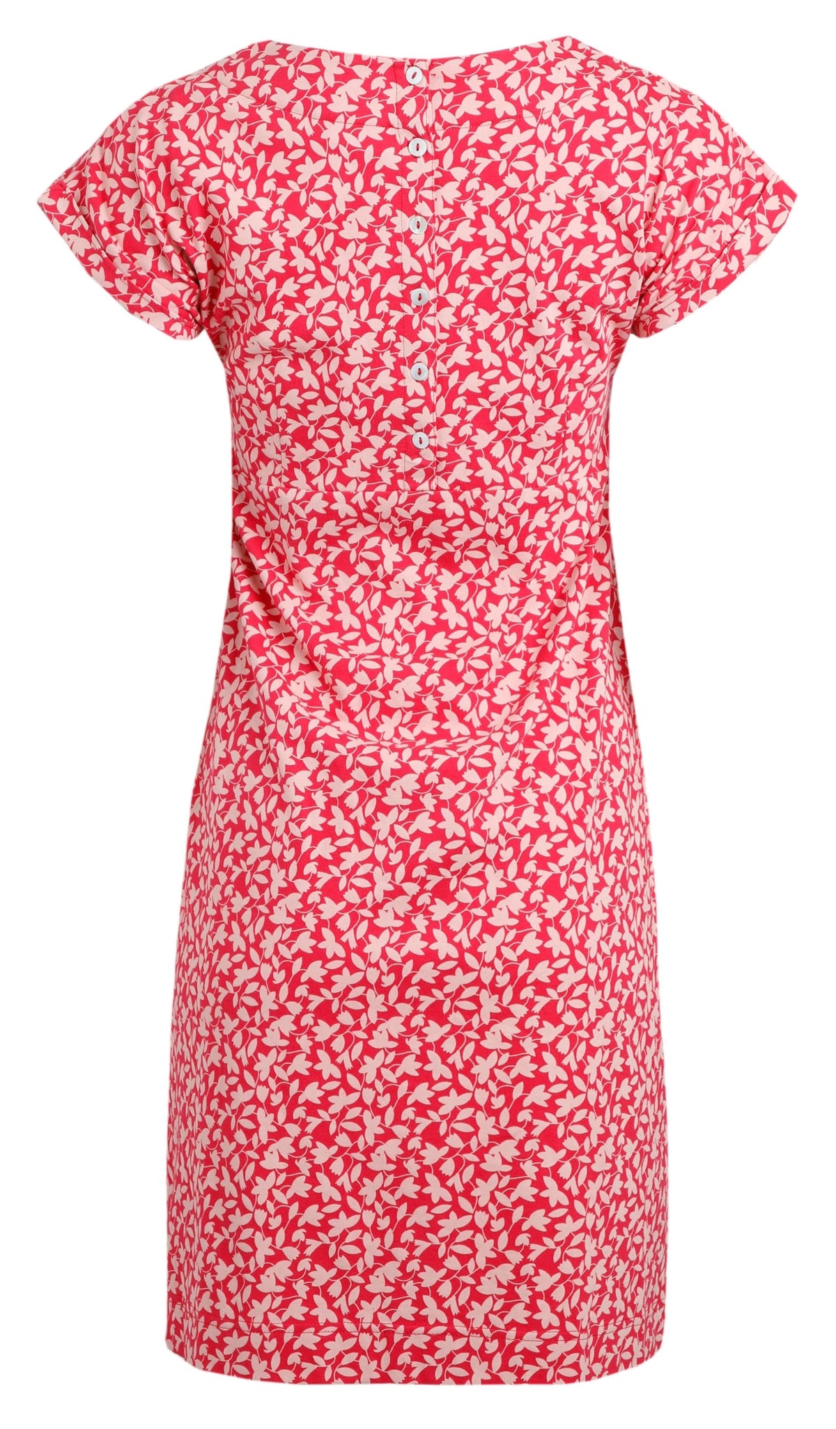 Weird Fish Womens 'Tallahassee' Printed Jersey Dress - Berry