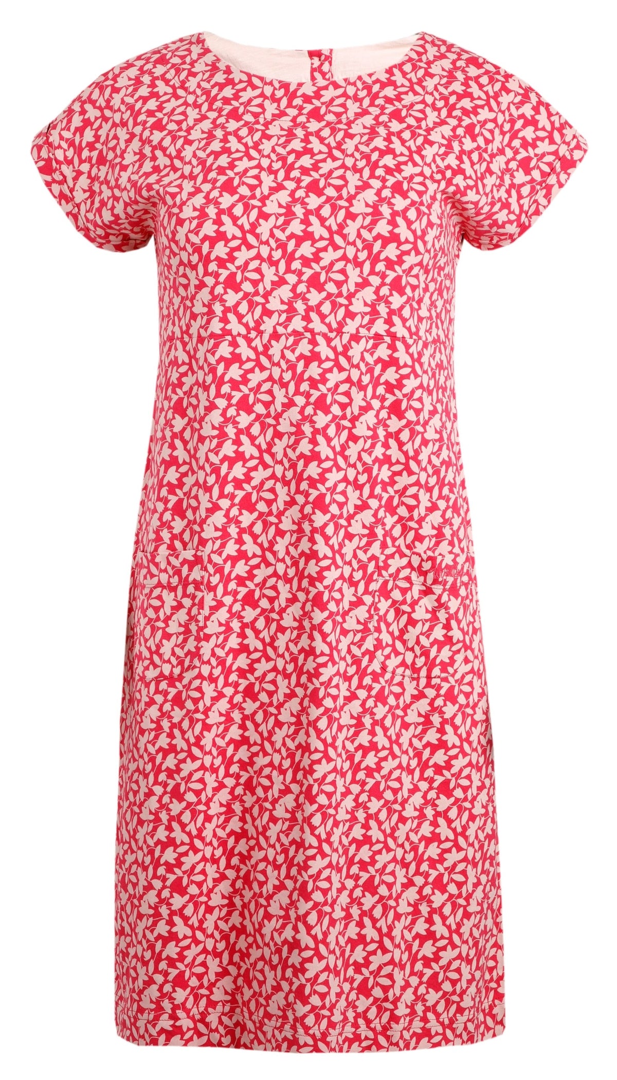Weird Fish Womens 'Tallahassee' Printed Jersey Dress - Berry