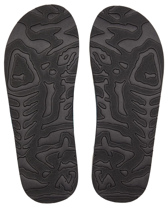 Weird Fish Mens 'Waterford' Flip Flops - Cement Grey