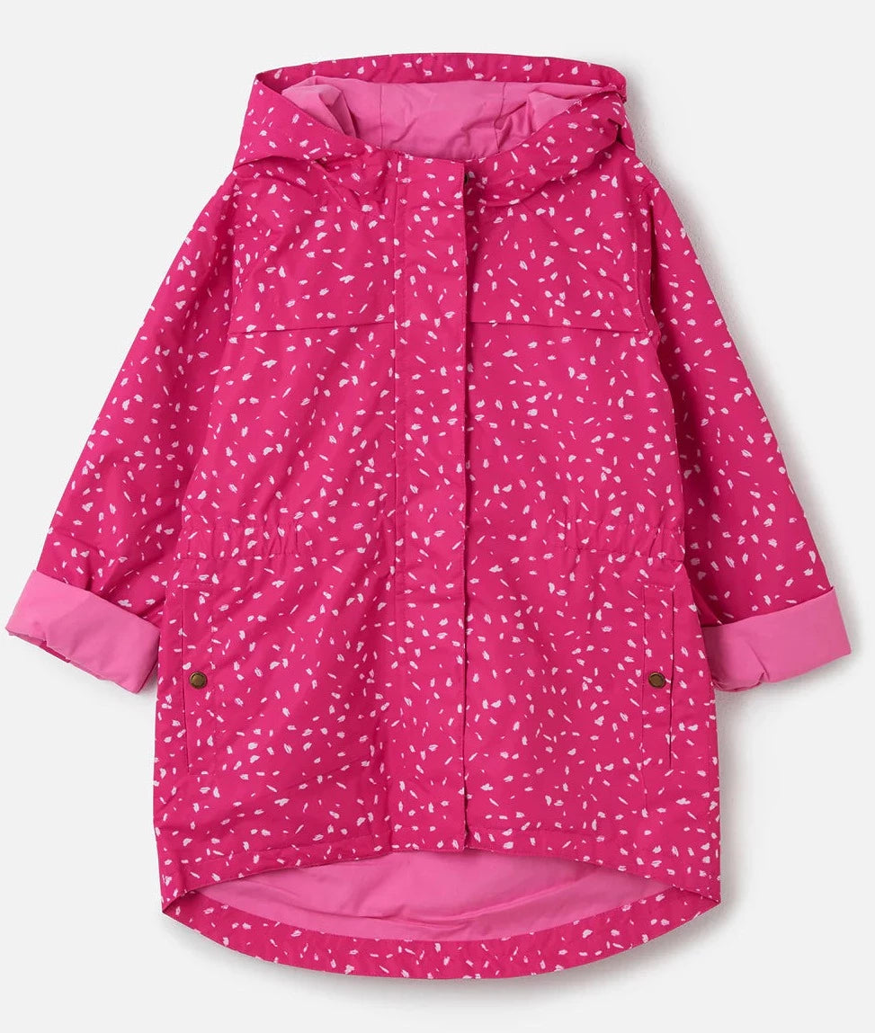 Lighthouse Kids 'Charlotte' Waterproof Jacket - Bright Pink Print