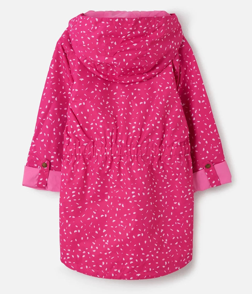 Lighthouse Kids 'Charlotte' Waterproof Jacket - Bright Pink Print