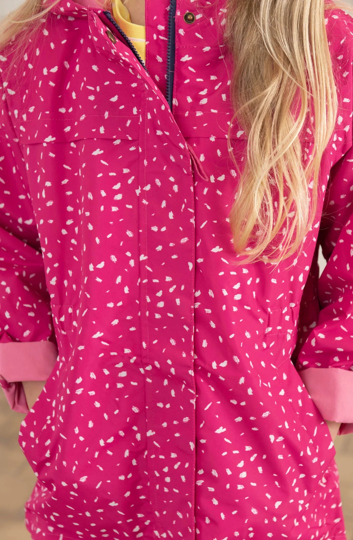 Lighthouse Kids 'Charlotte' Waterproof Jacket - Bright Pink Print