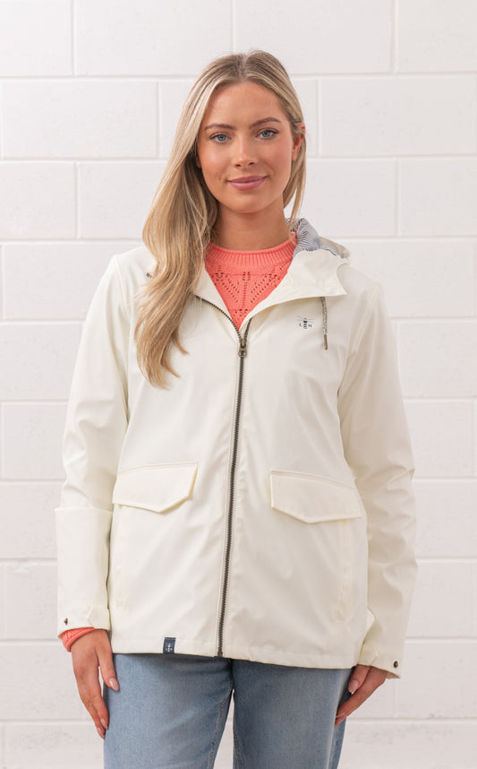 Lighthouse Womens Lucy Waterproof Jacket - Coconut