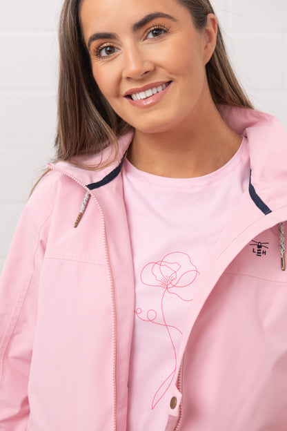 Lighthouse Womens Beachcomber II Waterproof Jacket - Dusky Pink