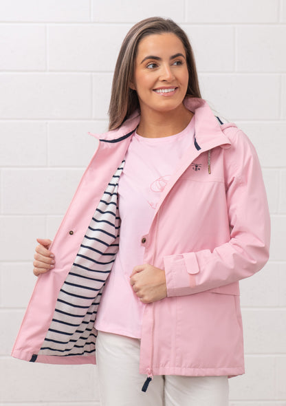 Lighthouse Womens Beachcomber II Waterproof Jacket - Dusky Pink