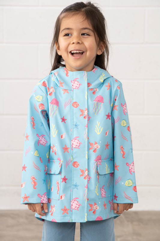 Lighthouse Kids Heidi Waterproof Jacket - Under the Sea