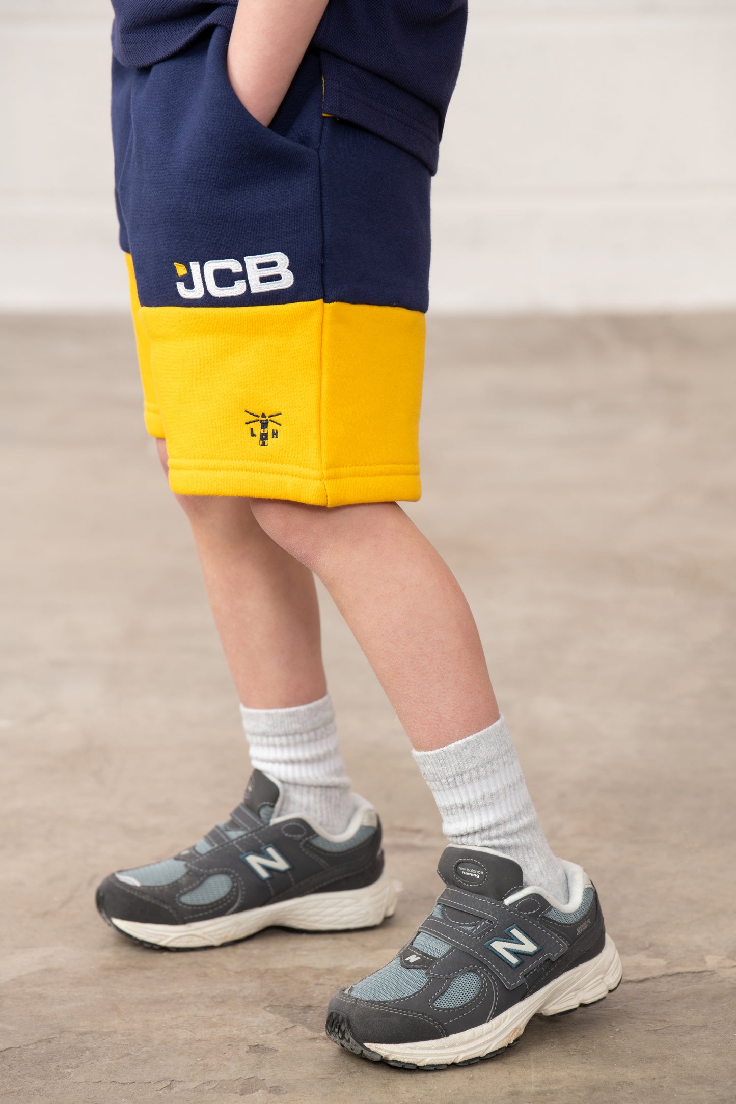 Lighthouse Kids Louie shorts - JCB Navy / Yellow