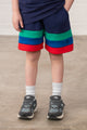 Lighthouse Kids Louie shorts Navy / Green / Blue / Red Stripe