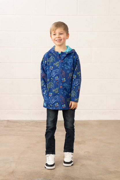 Lighthouse Kids Ethan Waterproof Jacket - Gaming Print