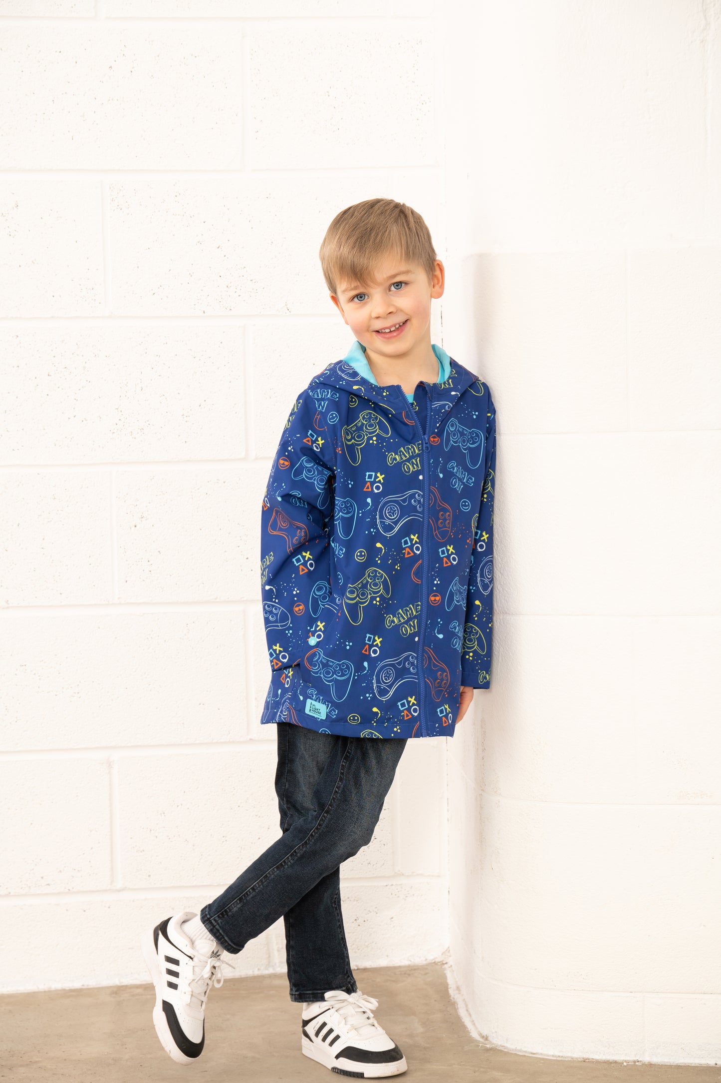 Lighthouse Kids Ethan Waterproof Jacket - Gaming Print