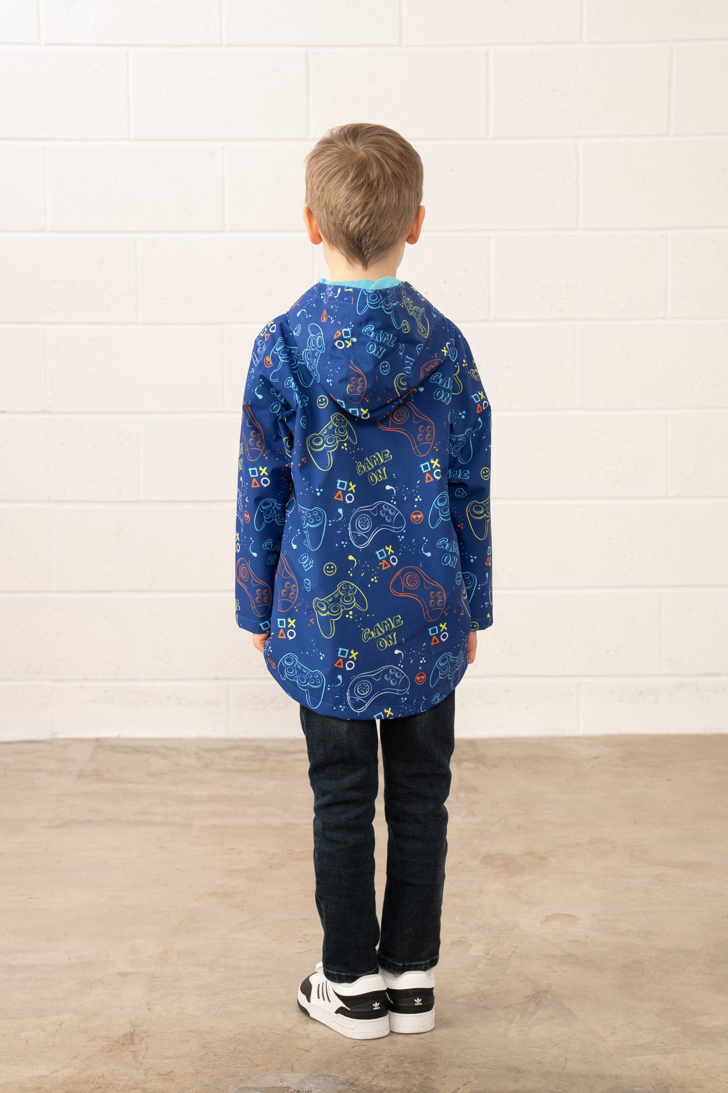 Lighthouse Kids Ethan Waterproof Jacket - Gaming Print